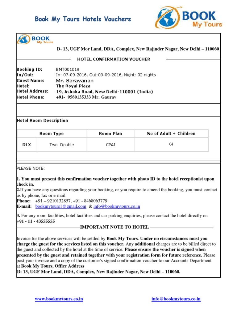 Hotel Stay Confirmation Notice | PDF | Hotel And Accommodation | Business