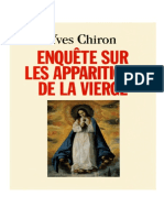 Enquête Sur Les Apparitions de La Vierge - Yves Chiron