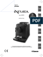 Saeco Intuita HD8750 - Manual de Início Rápido