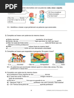 Familia de Palavras e Campo Lexical Exercicios | PDF