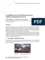 Constitutive Law of Structural Concrete Under Geochemical Processes