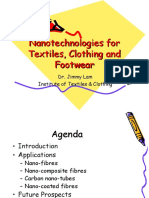 Nanotechnologies For Textiles, Clothing and Footwear