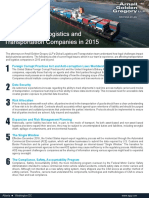 AGG - 2015 Key Issues For Logistics
