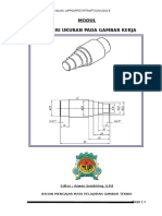 Modul Memberi Ukuran PD Gambar Kerja