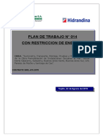 01.-Plan de Trabajo #014 Con Restriccion de Servicio (Rev-2) 28-08-16 BA, MO, SAL