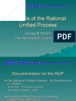 Analysis of The Rational Unified Process