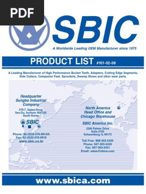 Production List Sbic Pdf Construction Equipment Industrial Equipment