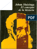 Johan Huizinga - El Concepto de La Historia PDF