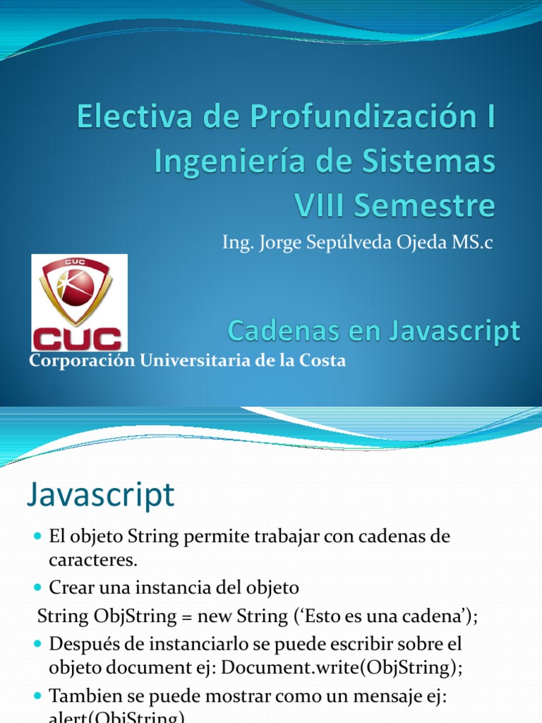 Caden A Javascript | PDF | Cadena (informática) | Correo electrónico