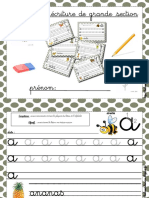 Cahier Écriture PDF