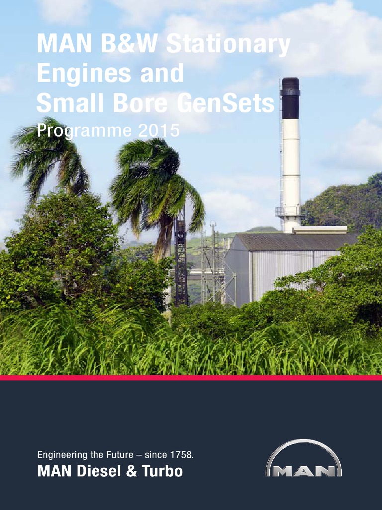 Man BW Stationary Engines and Small Bore Gensets Programme | PDF ...