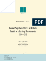 Thermal Properties of Rocks in Olkiluoto: Results of Laboratory Measurements 1994-2010