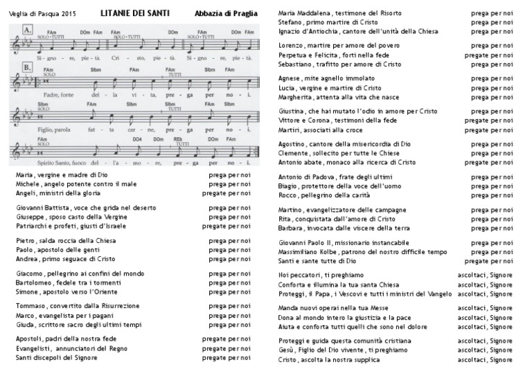 Litanie Dei Santi Per I Defunti