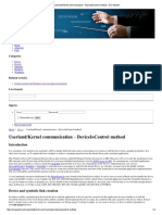 Kernel Communication - DeviceIoControl Method