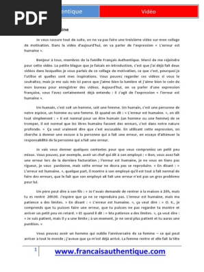 L Erreur Est Humaine Pdf Langue Francaise Augustin D Hippone