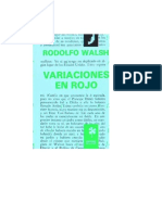 Walsh Rodolfo - Variaciones en Rojo