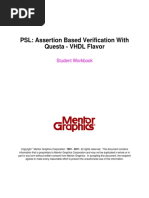 PSL Assertion Based Verification With Questa 220913