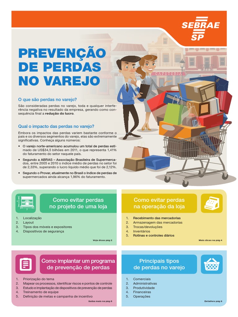 Cartilha Prevencao de Perdas Sebrae | PDF | Produtos | Embalagem e ...