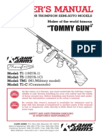 Owners Manual to Be Used for Tompson Semi-Auto Models