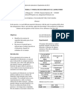 Manejo de Material y Normas de Seguridad en El Laboratorio1