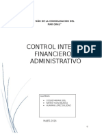 Control Interno Finaciero y Administrativo
