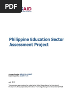 Philippine Education Sector Assessment