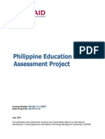 Philippine Education Sector Assessment