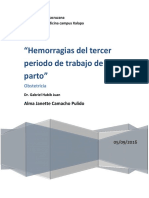 Hemorragias Del Tercer Periodo de Trabajo de Parto