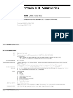 Jaguar S Type 2000 Model Powertrain DTC