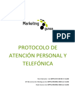 Protocolo de Atencion Personal y Telefonica PDF
