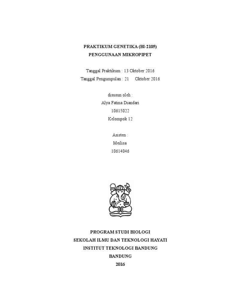 laporan praktikum penggunaan mikropipet