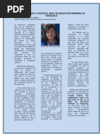 Cultura Para La Paz en El Nivel de Educación Primaria en Venezuela Articulo