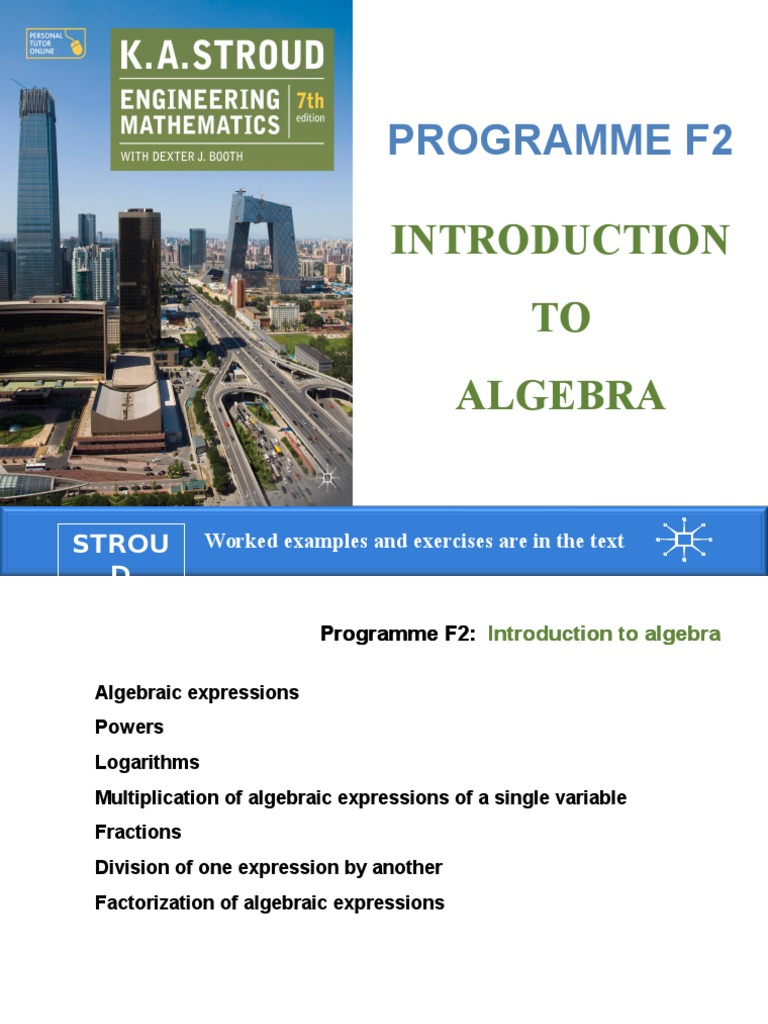 Intro to Algebra: Key Concepts and Rules | PDF | Fraction (Mathematics ...