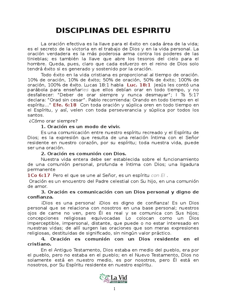 El Poder Transformador de la Oración | PDF | Oración | Fe
