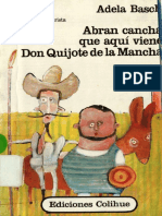 Abran Cancha Que Aqui Viene Don Quijote de La Mancha