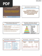 Recursos Audiovisuais em educação nutricional