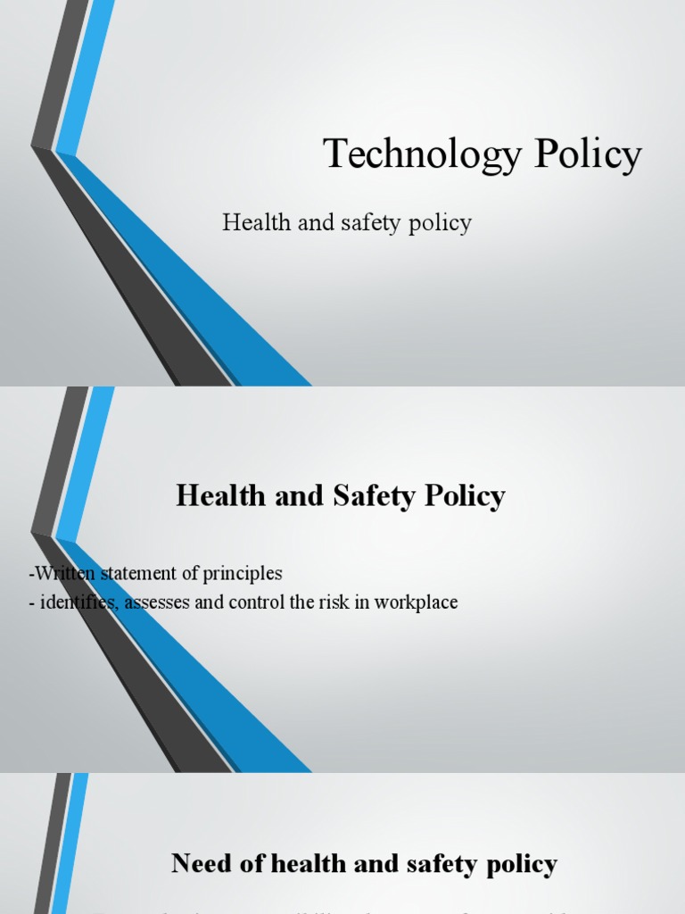 Health and Safety Policy Overview | PDF