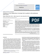 Usefulness of The Malnutrition Screening Tool in Patients With Pulmonary Tuberculosis PDF