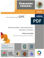 Toracotomía, Toracoscopia y Drenaje Pleural GRR PDF