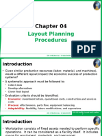 Chapter 04 - Layout Planning Procedures