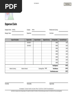 Expense Form