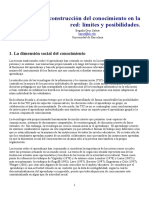 La construcción del conocimiento en la red - Gros Salvat