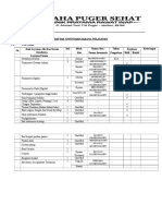 3.6.2.1. Daftar Inventaris Sarana Pelayanan