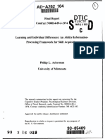 1993 - Ackerman - Learning and Individual Differences: An Ability:Information Processing Framework For Skill Acquisition