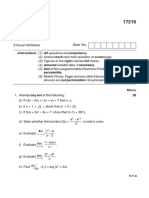 17216 Winter 2014 Question Paper