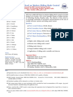 IEEE Fall School On Modern Sliding Mode Control