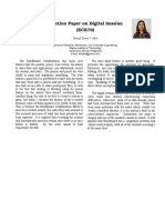 Reaction Paper On Digital Session (ECE70) : Sheryll Diane T. Abot