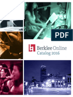 Berklee Online Degree and Course Catalog