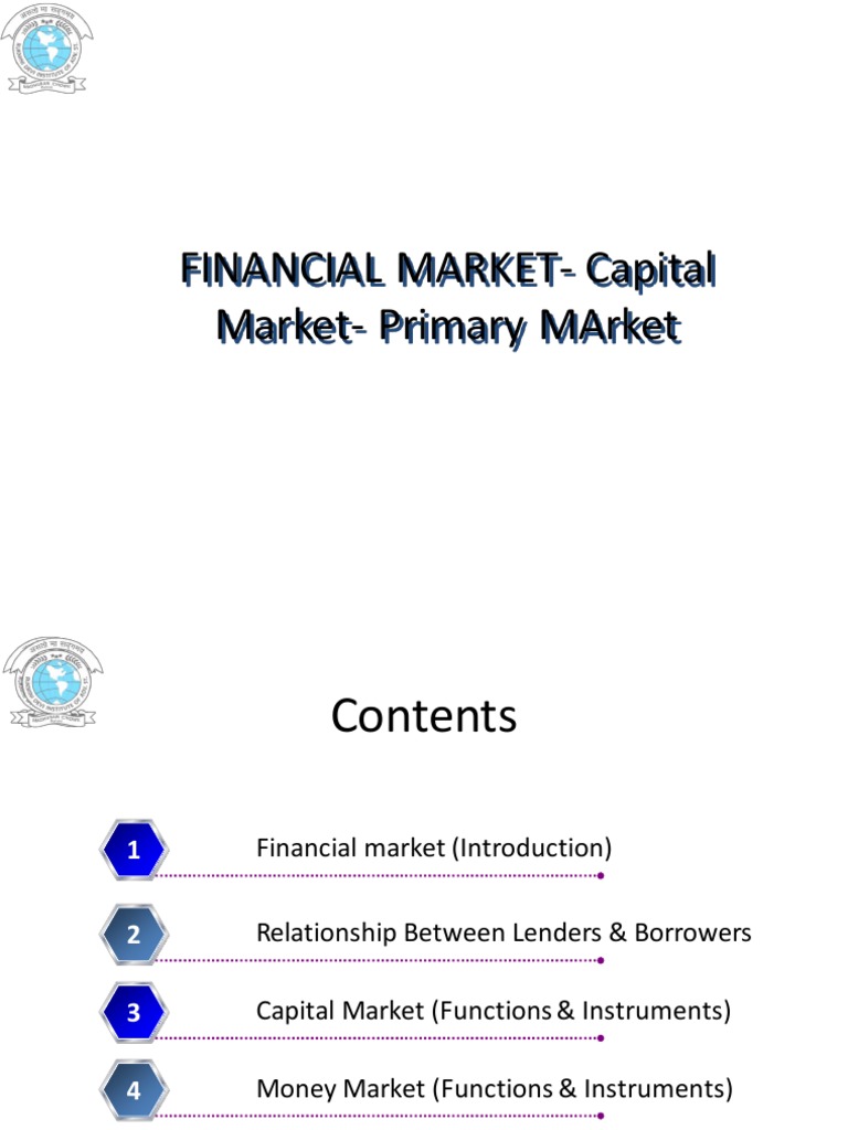 Overview of Primary Capital Markets | PDF | Law