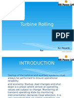 Turbine Rolling & Synchronisation